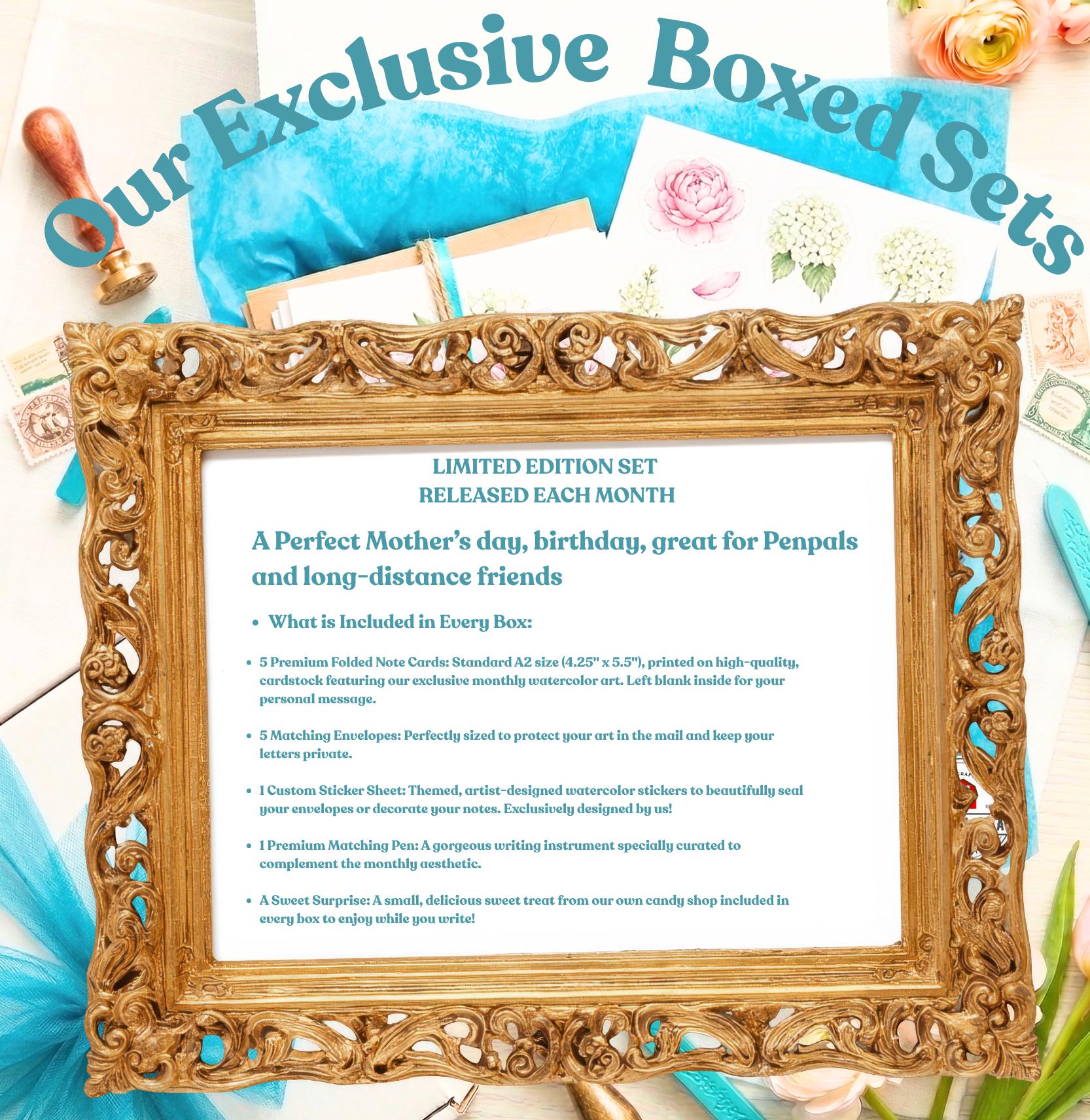 Aesthetic Snail Mail Stationery Kit 4