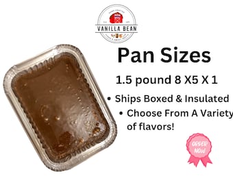 1 1/2 pounds of Fudge, Pan of fudge, Choose From Variety of Fudge Flavors, shipped boxed & insulated, gifts, events,birthday parties, office