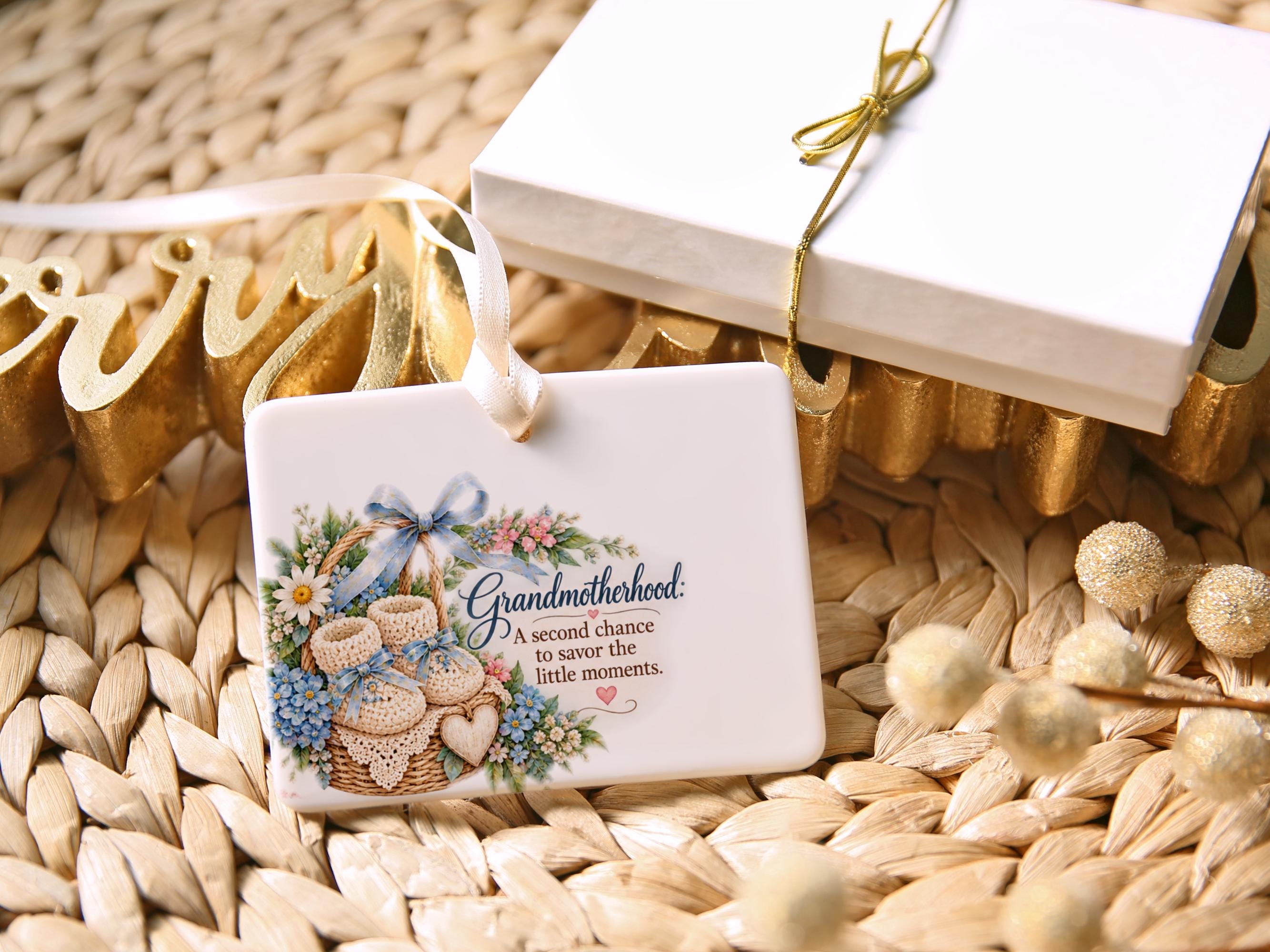Grandmotherhood Ceramic Christmas Ornament 3