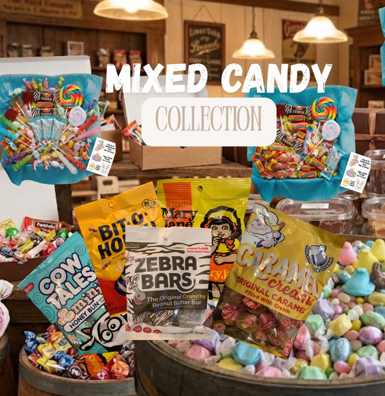 Old-Fashioned Nostalgia Candy Box — Mixed Sweets Sampler 3