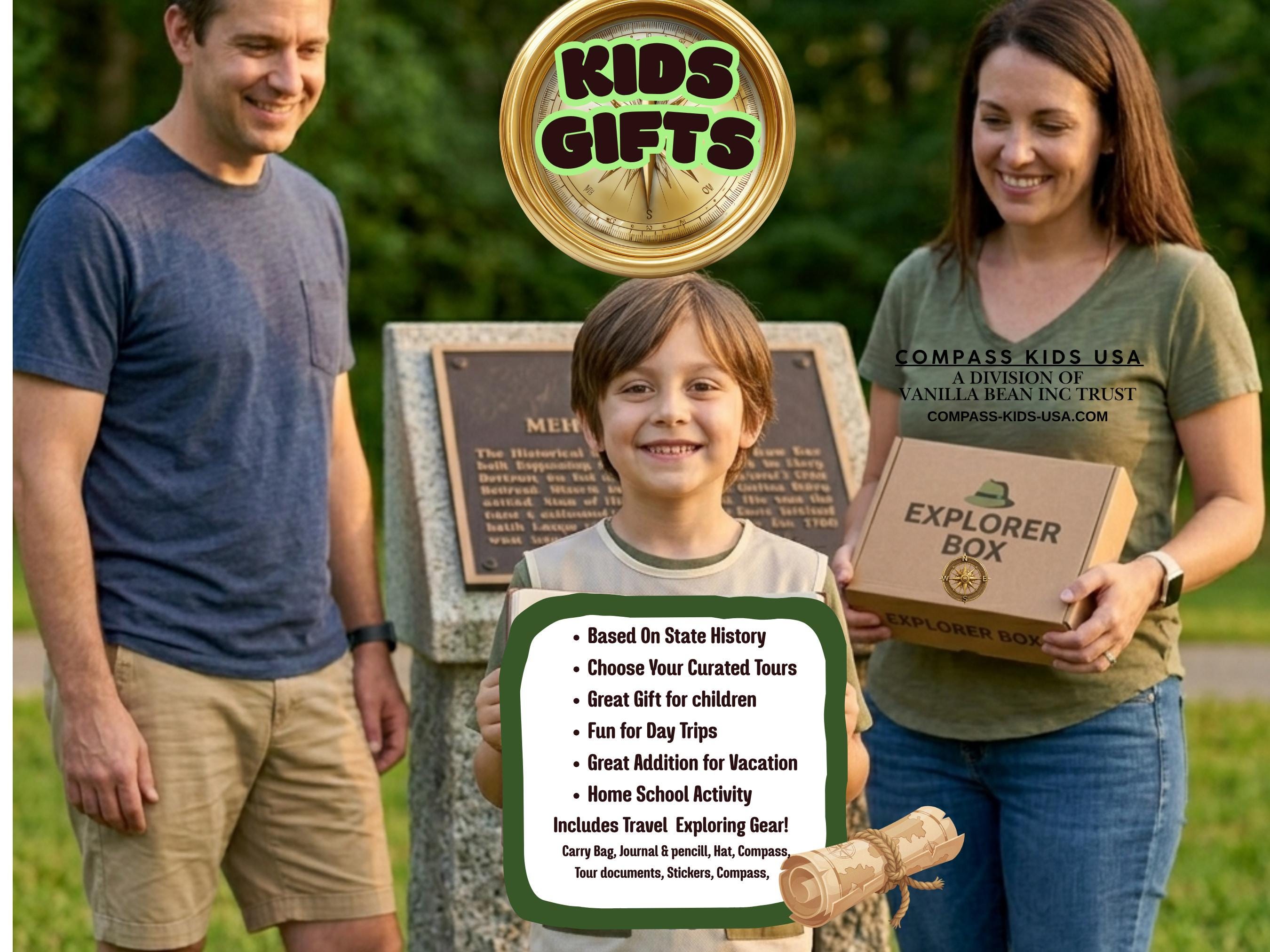 Kids Explorer Box & USA Travel Kit 5