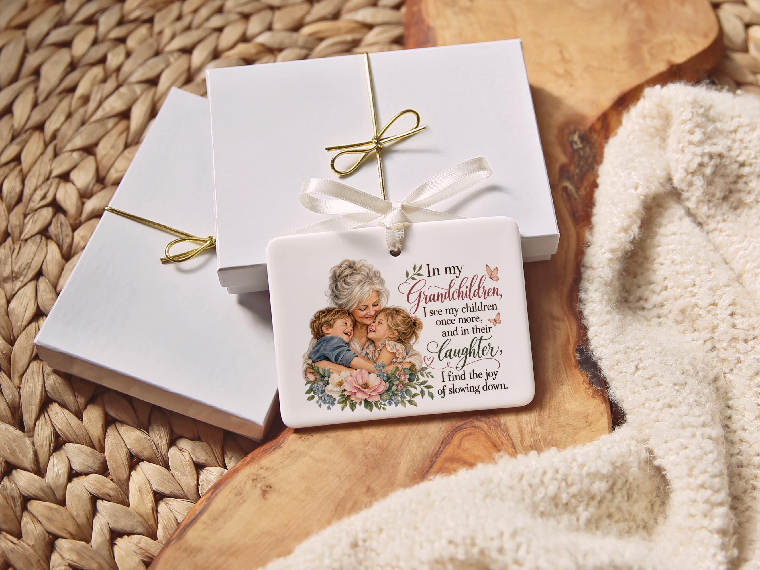 Grandma Ceramic Christmas Ornament 5