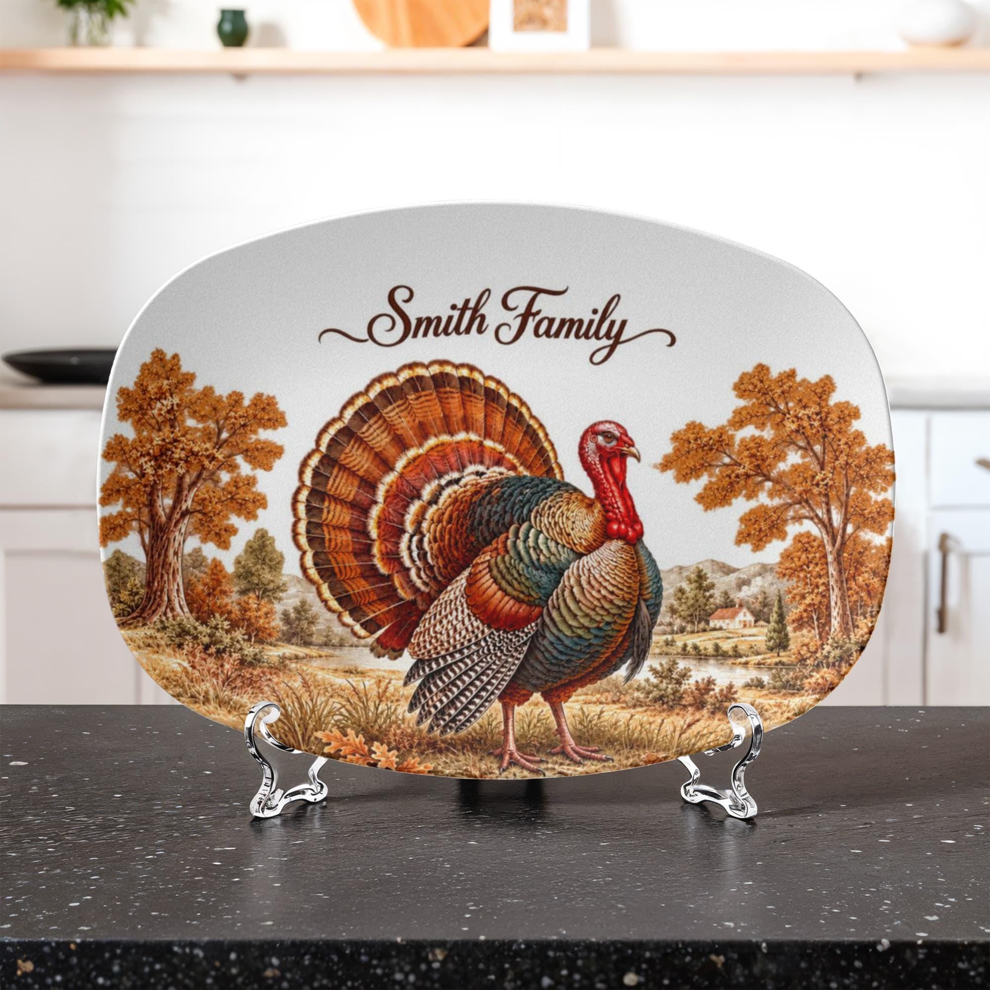 Custom Thanksgiving Turkey Platter 4
