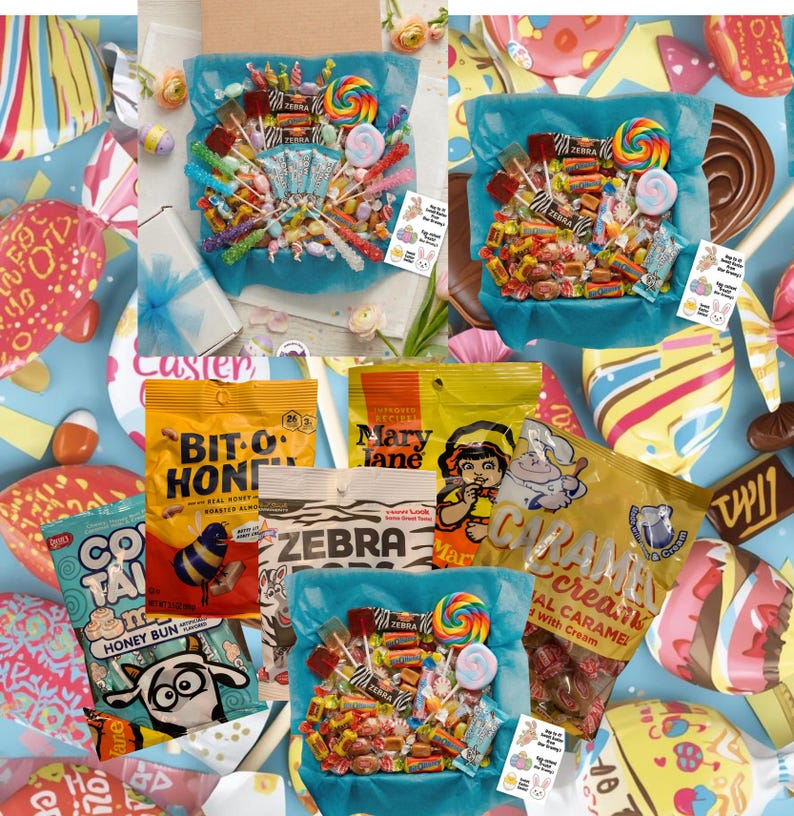 Old-Fashioned Nostalgia Candy Box — Mixed Sweets Sampler 2