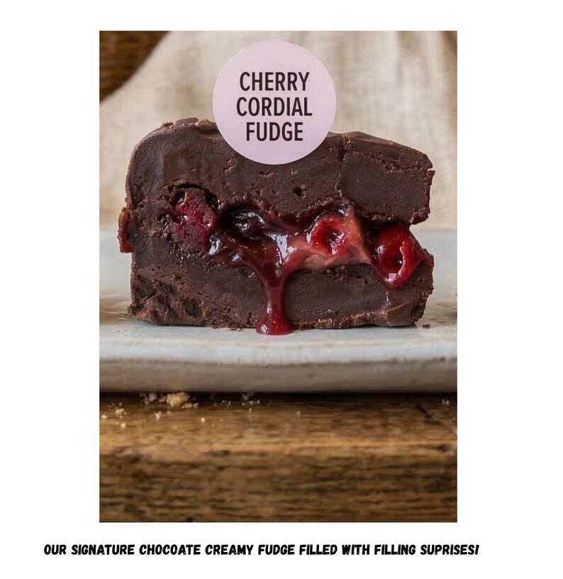 Chocolate Fudge Candy Sampler Box — Choose Two Flavors 3