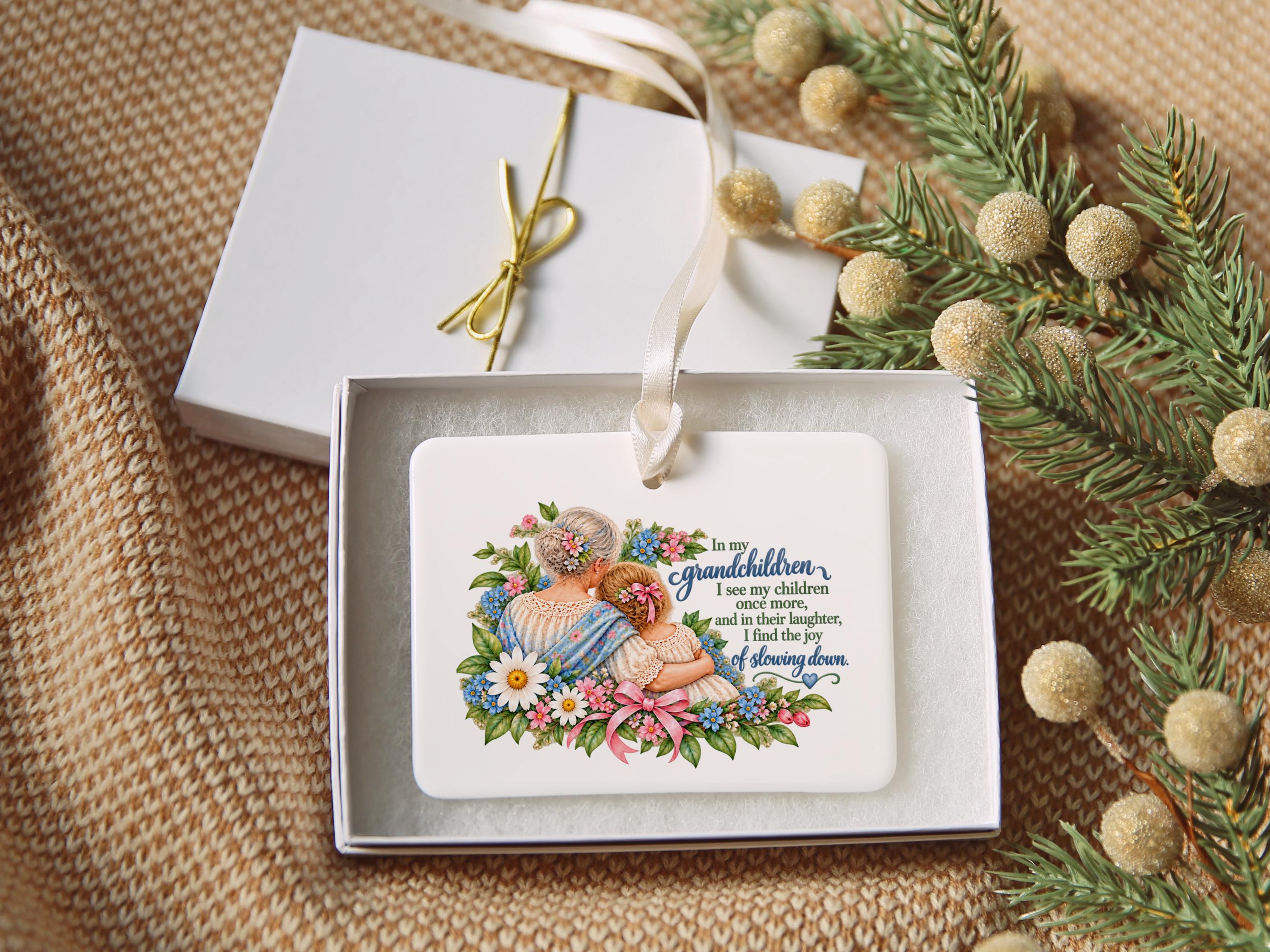 Grandma Ceramic Christmas Ornament 3