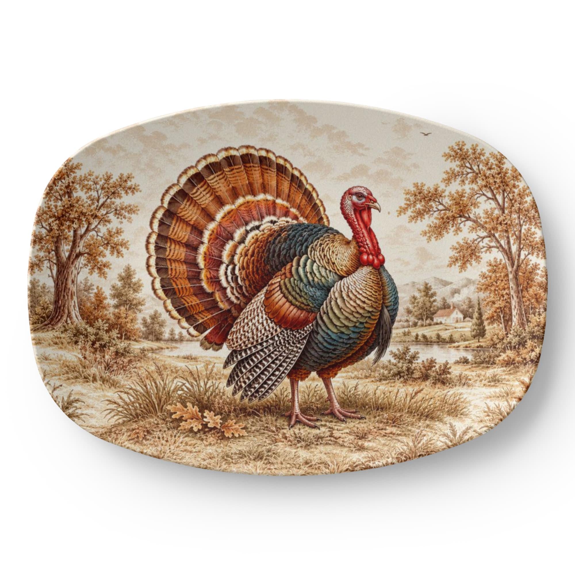 Custom Thanksgiving Turkey Platter 3