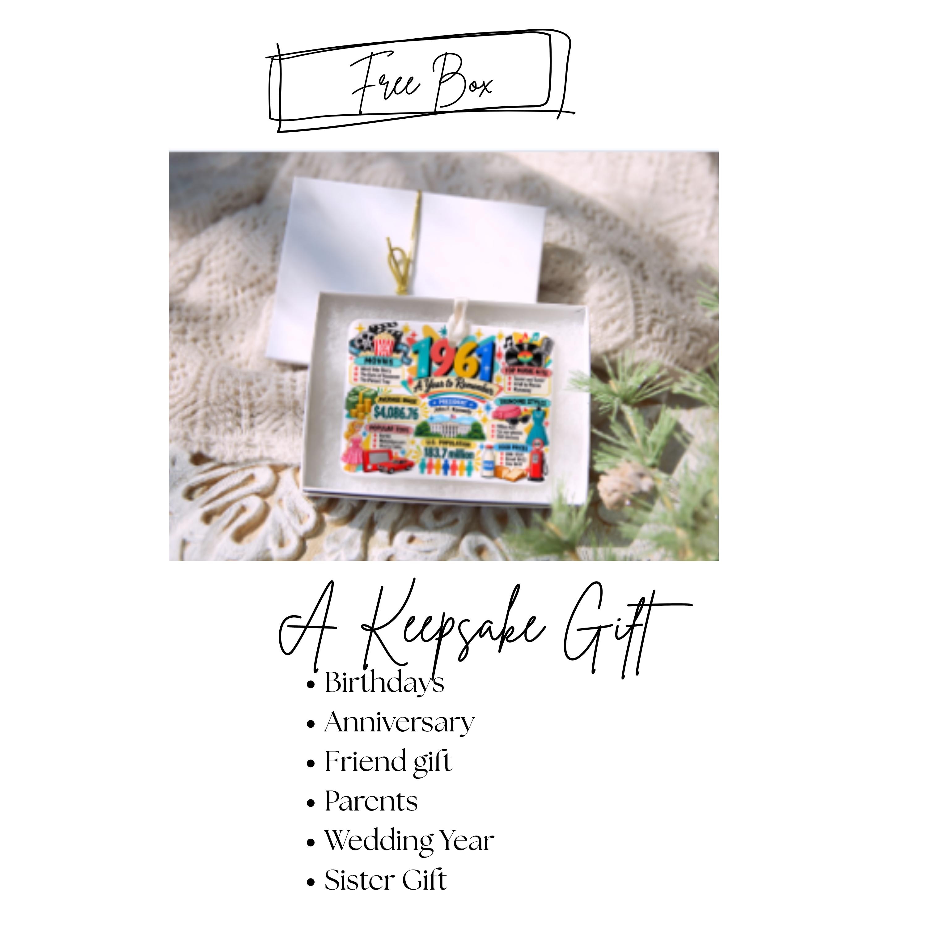 Year Born Keepsake Ceramic Christmas Ornament 4