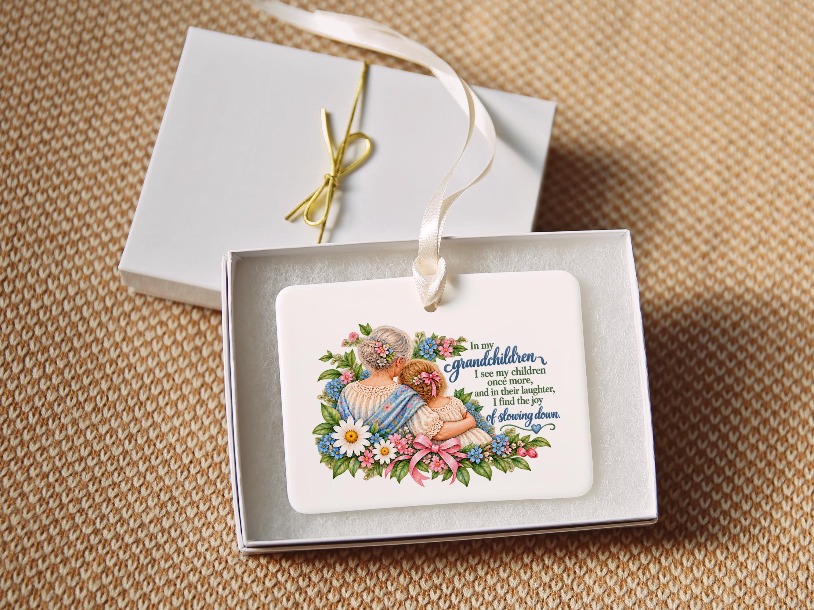 Grandma Ceramic Christmas Ornament 6