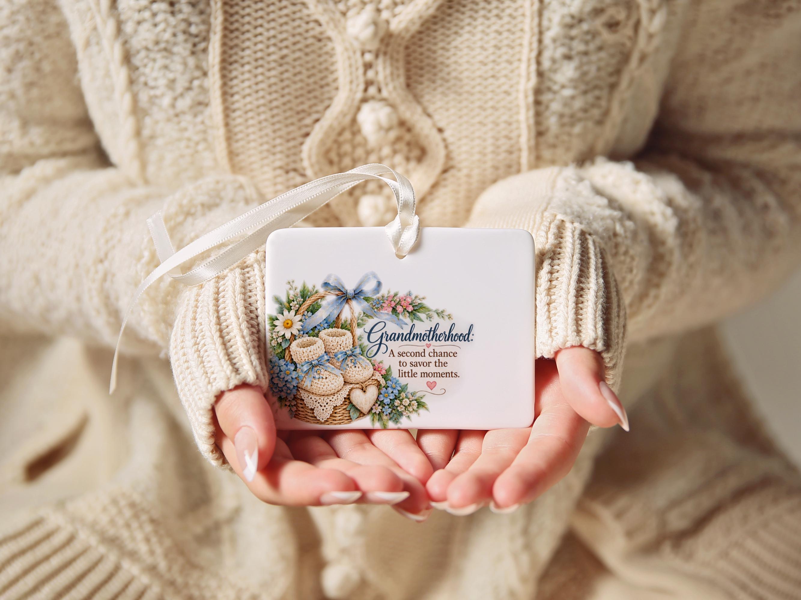 Grandmotherhood Ceramic Christmas Ornament 4