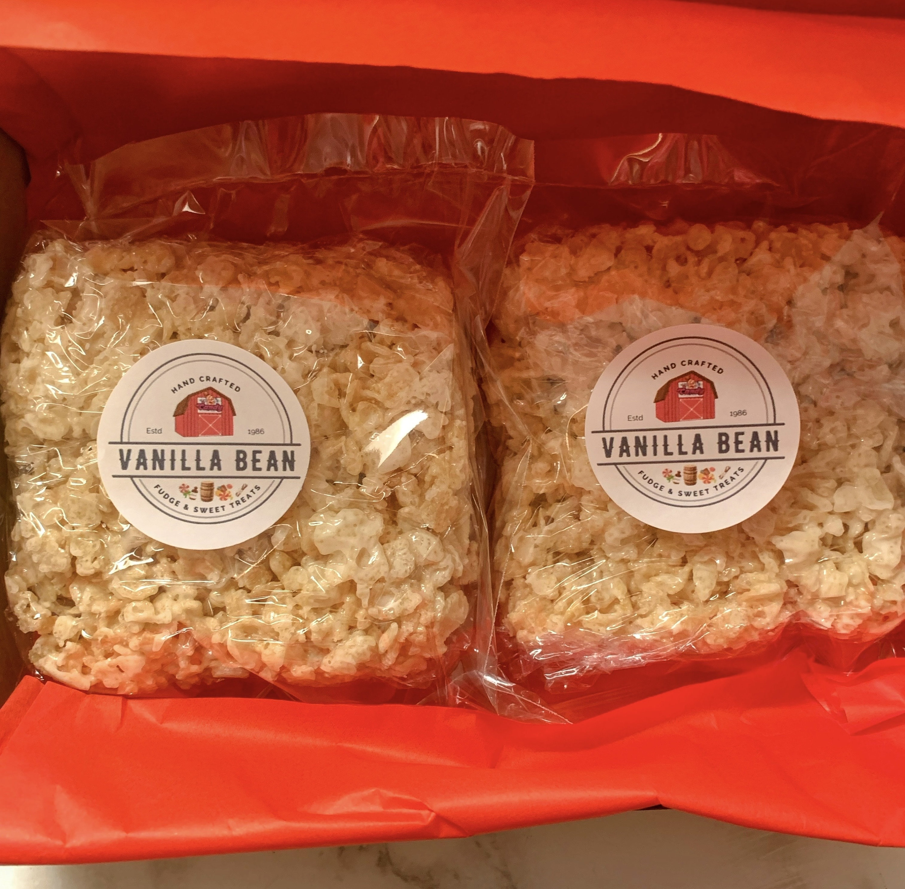 Homemade Big Crispy Rice Cereal Treats, Set of 2 2