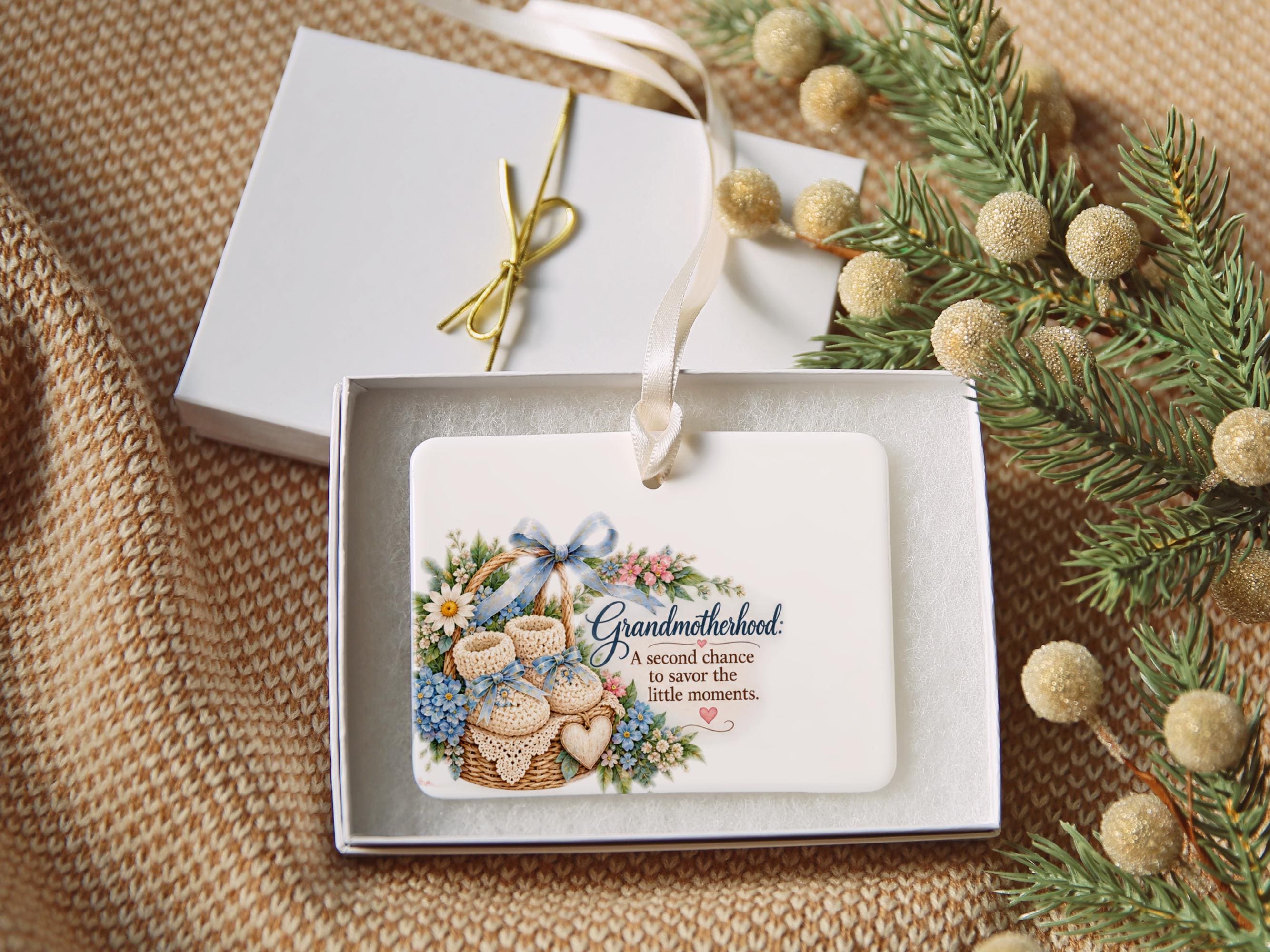 Grandmotherhood Ceramic Christmas Ornament 2