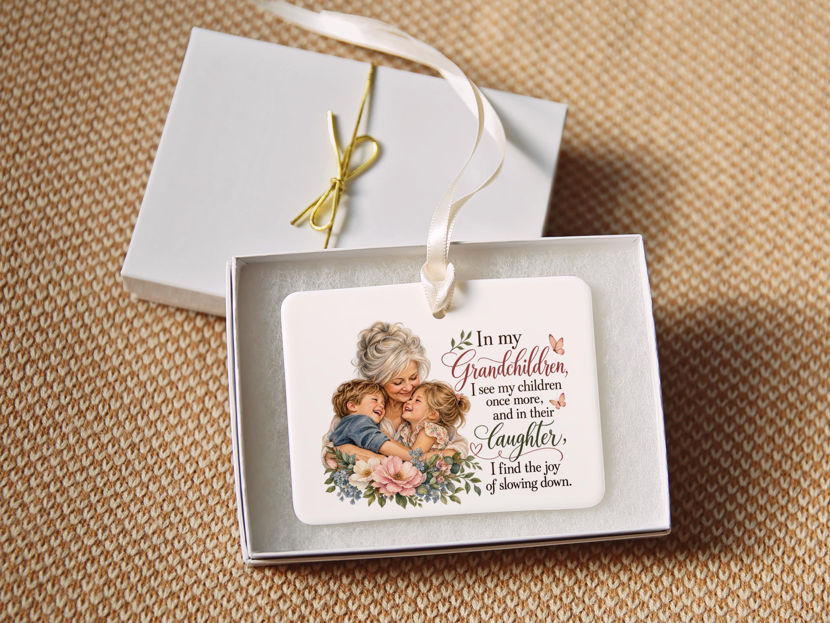 Grandma Ceramic Christmas Ornament 6