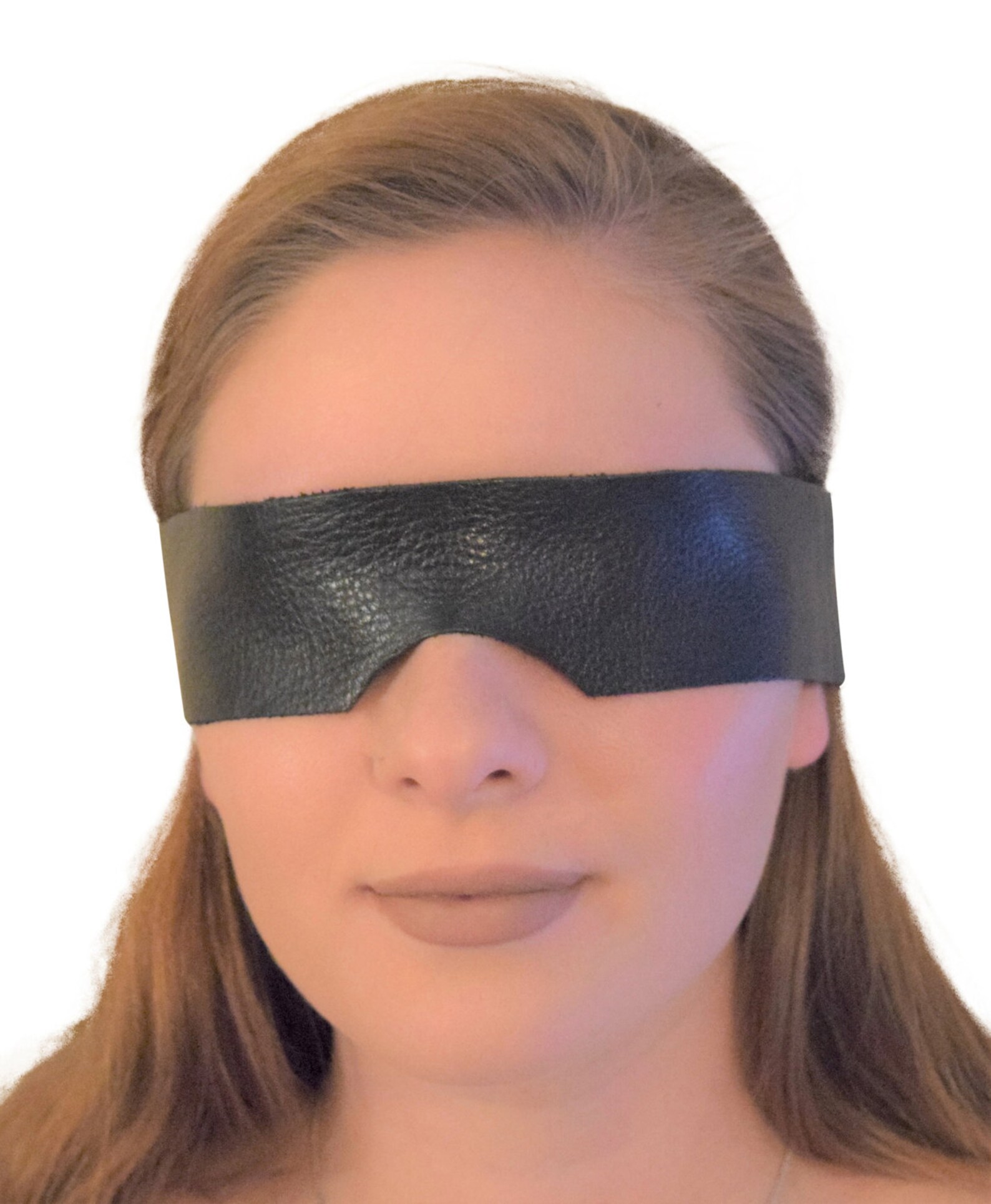 Genuine Calfskin Leather Blindfold / Eye Mask Etsy.de