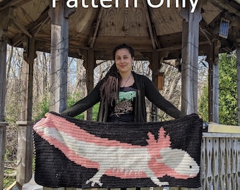 Axolotl Throw *Pattern Only*