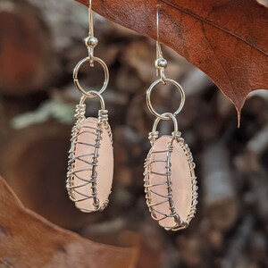 Rose Quartz Earrings