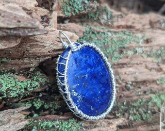 Lapislazuli Halskette in Sterling Silber