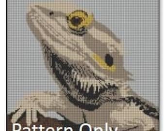Bearded Dragon Blanket Crochet *Pattern Only*