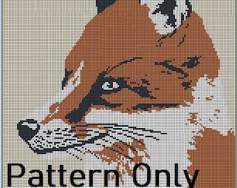 Fox Blanket Crochet *Pattern Only*