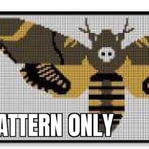 Deaths Head Moth (Acherontia) Crochet *Pattern Only*