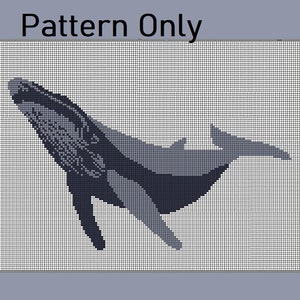 ザトウクジラのかぎ針編み *パターンのみ*