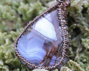 Agate Teardrop Copper Wire Wrap