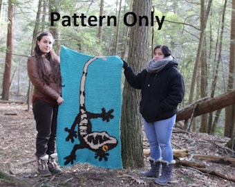 Crested Gecko Crochet *Pattern Only*