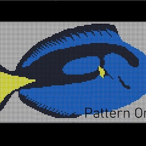 Blue Tang Crochet *Pattern Only*