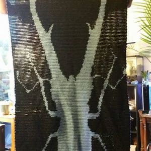 Stag Beetle Crochet Pattern Only Blanket image 7