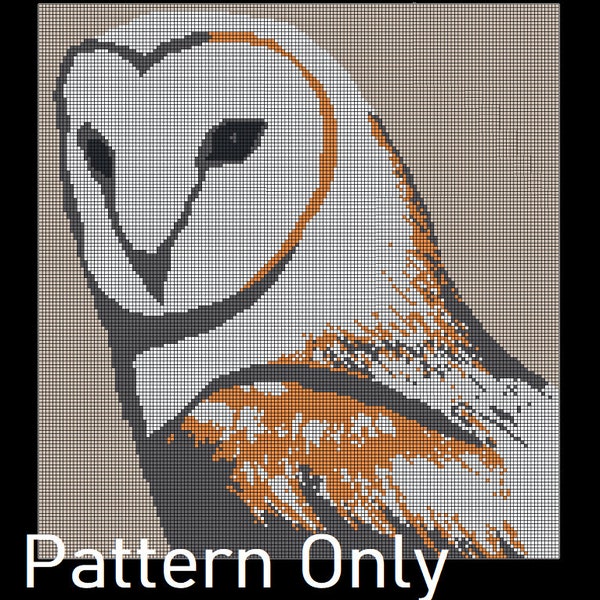 Barn Owl Blanket Crochet *Pattern Only*