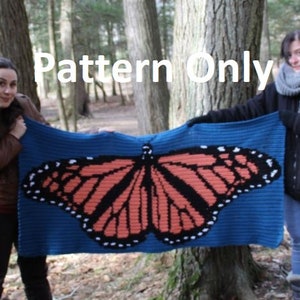 Monarch Butterfly Crochet Pattern Only image 1