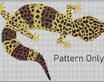 Leopard Gecko Crochet *Pattern Only*