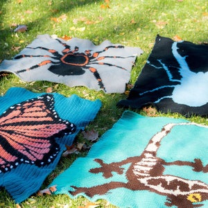 Stag Beetle Crochet Pattern Only Blanket image 2