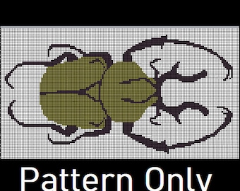 Flower Beetle Crochet Tapestry *Pattern Only*