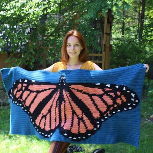 Monarch Butterfly Crochet Pattern Only image 2