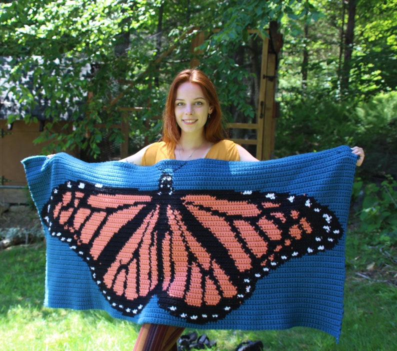 Monarch Butterfly Crochet Pattern Only image 2