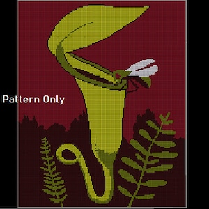 Pitcher Plant Blanket Crochet *Pattern Only*
