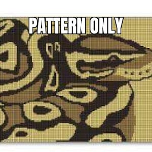 Ball Python Crochet *Pattern Only*