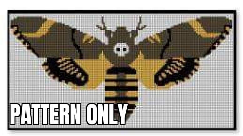 37 Moth Crochet Patterns for Amigurumi, Wearables, and Whimsical Home Decor 10 Deaths Head Moth (Acherontia) Crochet *Pattern Only