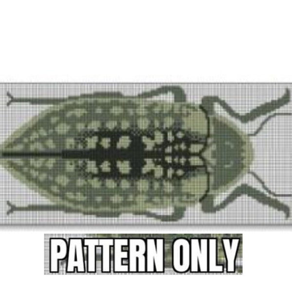 Jewel Beetle Throw Crochet *Pattern Only*
