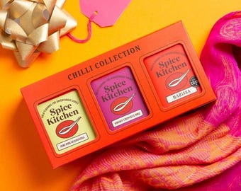 Chilli Spice Blends Collection: Harissa, Piri Piri & Smoky Chipotle BBQ