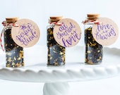 Wedding Favour - Tea in Glass Bottle - Edible Wedding Favour - Free Personalisation - Love is Brewing - Perfect Gift for your Guests