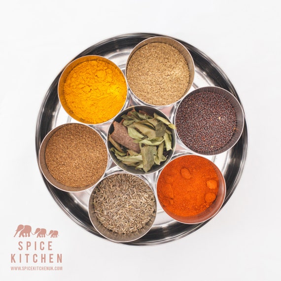 Spice Racks Authentic Indian Spice Tin Stainless Steel Masala Dabba