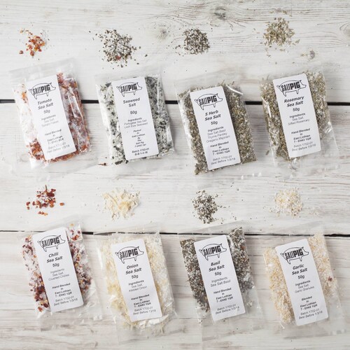 Spice Kitchen Salt Pig Flavoured Sea Salts Collection With 7 Etsy UK