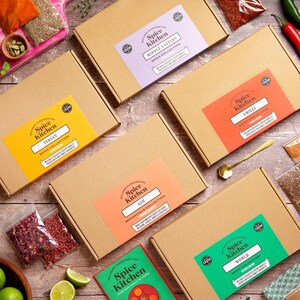 Indian Spice Kit – 9 Curry Spices, Garam Masala, Recipe Guide image 10