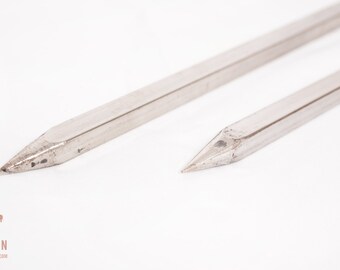 Stainless Steel Kebab Skewers - BBQ Grilling, Set of 5