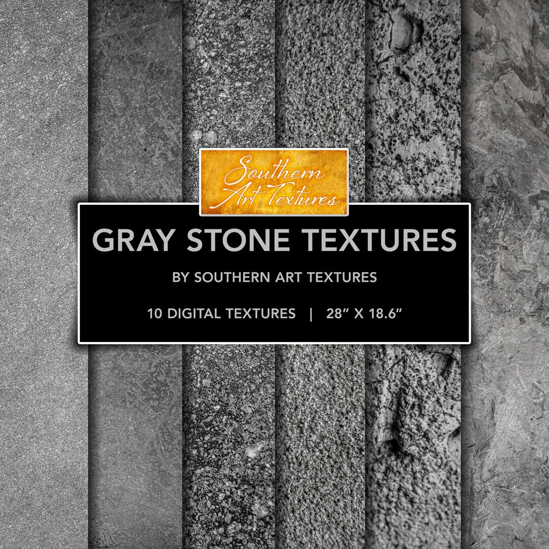 Grey Stone Textures Digital Paper, Grey Stone Patterns Scrapbook Paper Pack, Photography ...