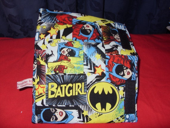 Seat Belt Cuff Made From Batgirl Fabric Etsy