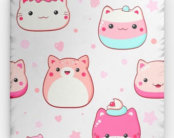 Kawaii Cat Pillow