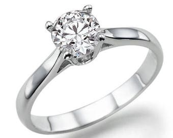 Real Diamond Ring Etsy